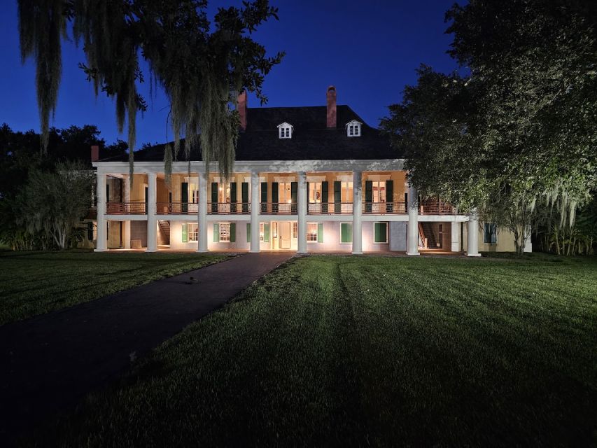 From New Orleans: Destrehan Plantation Haunted Night Tour - Walking through an old plantation after sundown
