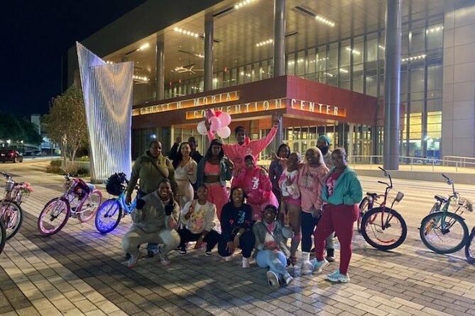 Music Party Bike Ride - Stop 2: Warehouse District bricks, bars, clubs, and quick photo time