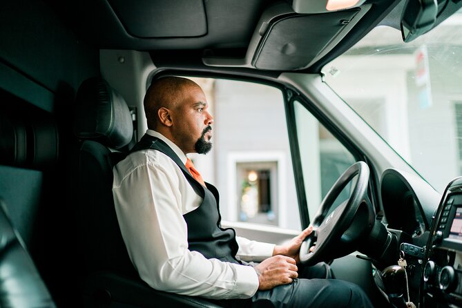 New Orleans Arrival Chauffeur Driven Transport by Executive Sprinter - What’s included (and how it helps you day-of)