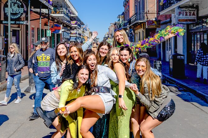 New Orleans Bourbon Street Bar Crawl w/ Shots & Souvenir Cup - Picking the late afternoon vs night slot changes everything
