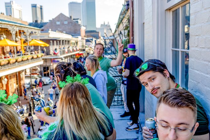 New Orleans Bourbon Street Bar Crawl w/ Shots & Souvenir Cup - Bourbon Street stops: four venues, party activities, and real walking