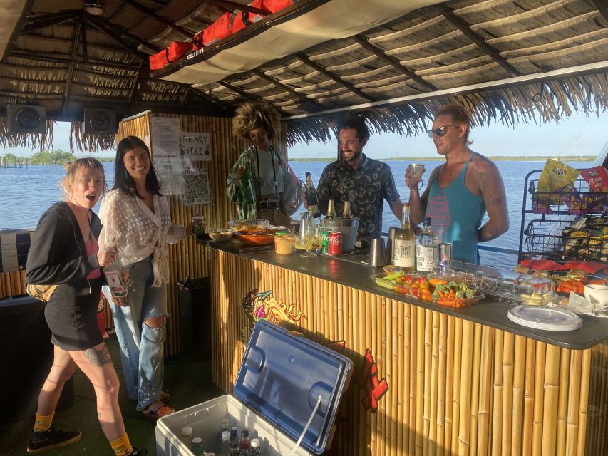 New Orleans: BYOB Tiki Boat Bayou Party and Wildlife Tour - Bluetooth Sound, Party Lights, and the BYOB Rules of the Road