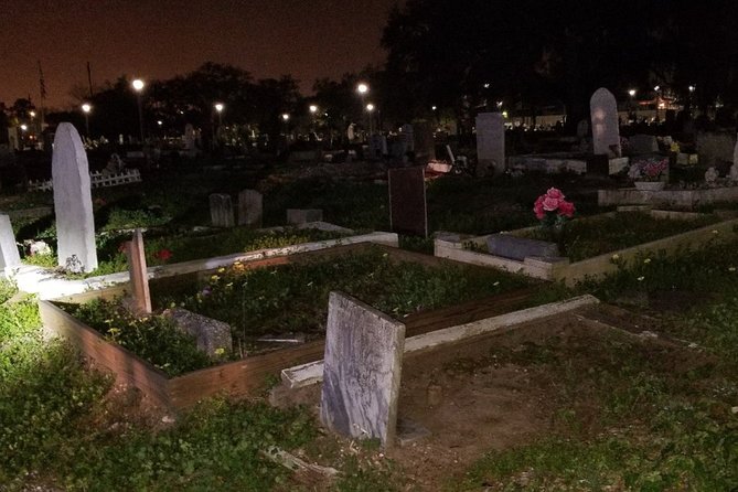 New Orleans Cemetery and Paranormal Investigation Bus Tour - Masonic Temple Cemetery #2: square-and-compass graves you can walk through