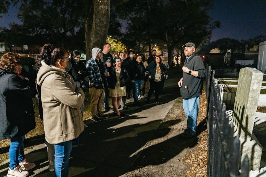 New Orleans: Cemetery Bus Tour At Dark with Exclusive Access - The EMF reader segment: try it, but don’t bet your night on it