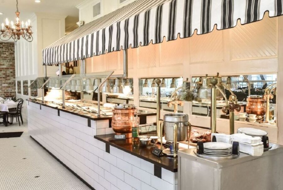 New Orleans: 'Court of Two Sisters' Jazz Brunch Buffet - The Salad Bar and Cold Louisiana-Style Extras