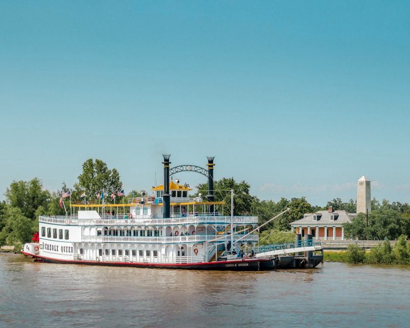 New Orleans: Creole Queen History Cruise with Optional Lunch - Riverwalk Photo Stop and Riverbank Sightseeing: Why the Quick Stops Matter