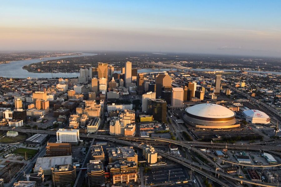 New Orleans: Daytime City Helicopter Tour - Adding the swamps: Lake Borgne and the strange-but-real surprises