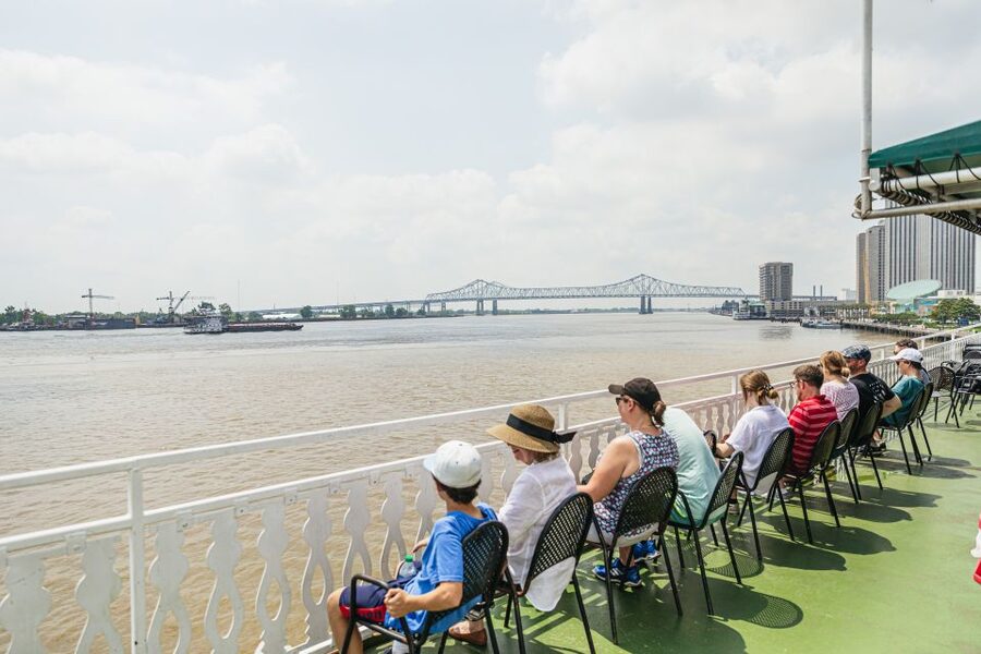 New Orleans: Daytime Steamboat Jazz Cruise + Optional Lunch - Bars on every deck: cocktails, beer, and the kind of drinks that fit the day