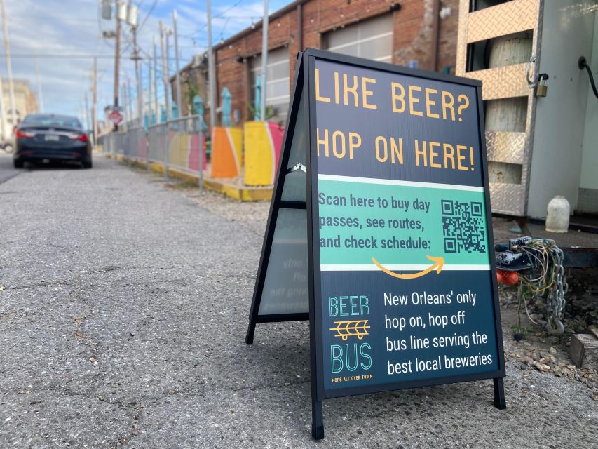 New Orleans: Easy Hop-On Hop-Off Craft Brewery Bus Tour - Finding the Pickup Spot: The Bus Stop Sign and the Quick-Stop Rule