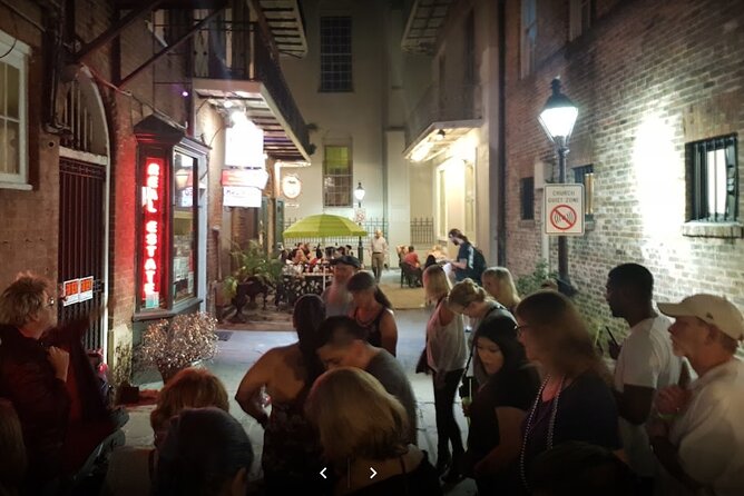 New Orleans' Finest Haunted Pub Tour - Stop 4: Lafitte’s Blacksmith Shop Bar and the purple drink caution
