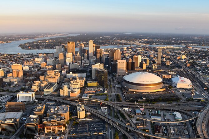 New Orleans Helicopter City Tour - Upgrades Over the French Quarter (and Door-Off Moments)