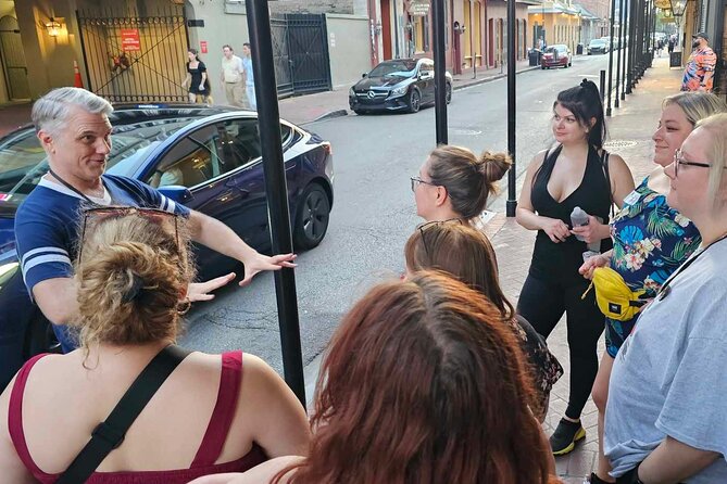New Orleans Lewd Spirits Haunted Tour with Bar Stops - Stop 3: French Quarter walking stories (carry your drink energy)