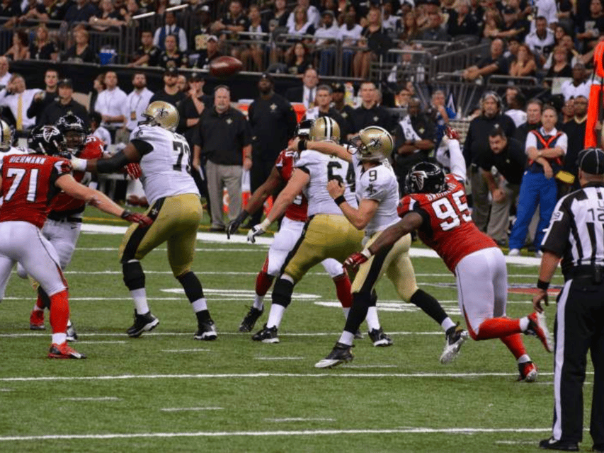 New Orleans: New Orleans Saints Football Game Ticket - Game-day timing: 210 minutes worth of energy