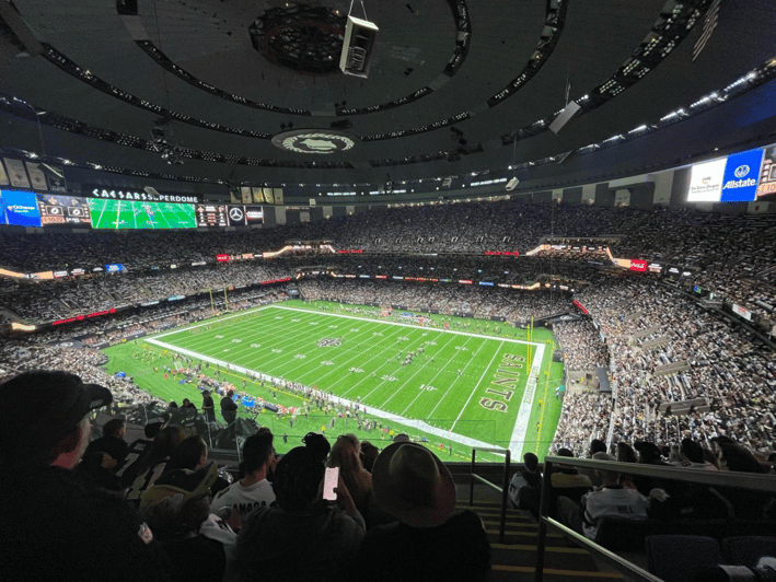New Orleans: New Orleans Saints Football Game Ticket - Halftime show: local music and dancers in the same building