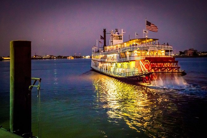 New Orleans Steamboat Natchez Jazz Cruise with Dinner Option - The Mississippi cruise: skyline views, dusk light, and what the narration adds