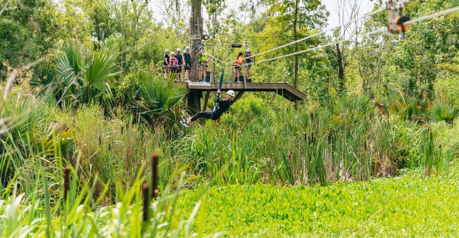 New Orleans: Swamp Zipline Tour - Getting to Frenier and checking in before you fly