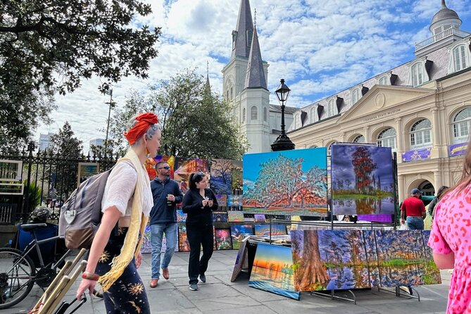 Private Art and Street Art Tour of New Orleans with Lunch - French Quarter artist studios: hands-on conversations in a different mood