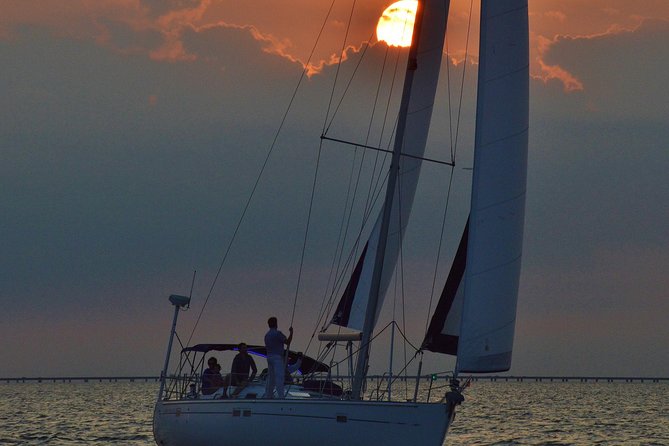 Private New Orleans 2-Hour Sail Aboard a Luxury Yacht - The Lake Pontchartrain Causeway View (Yes, It’s a Big Deal)