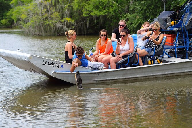 Small-Group Airboat Swamp Tour with Downtown New Orleans Pickup - The Main Event: 1 Hour 40 Minutes on the Water