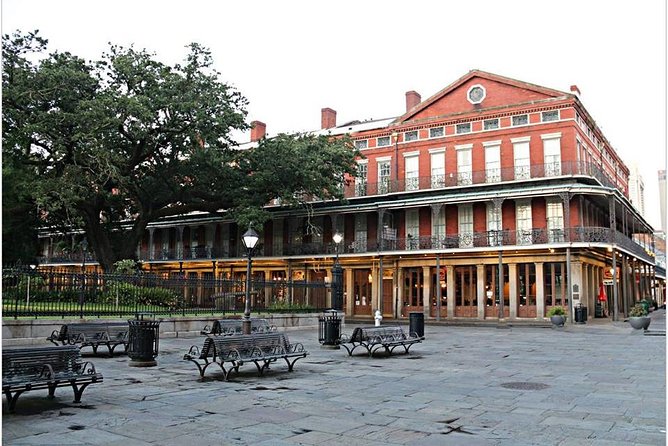 The New Orleans Five in One Extravaganza Tour - Jackson Square: where the tour ties legends to Louisiana burial customs